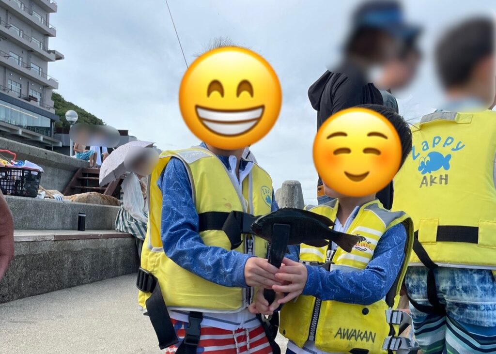 淡路島観光ホテル釣り体験